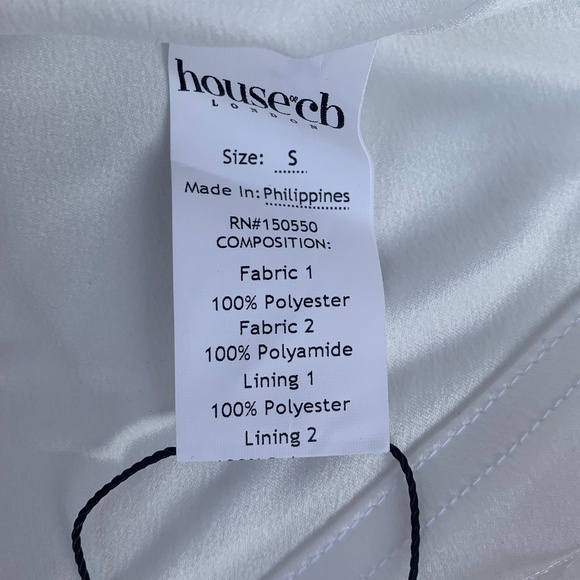 House of CB Noele Bow Strapless Satin Minidress - Picture 6 of 14